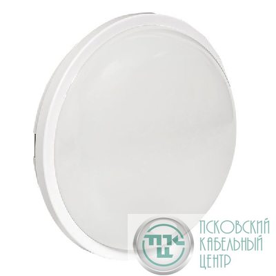 Светильник светодиодный ЖКХ ДПО-2400 12Вт 4000К IP65 круг с микроволновым датчиком движения LUMA EKF BKL-2400DM-R-12-4000