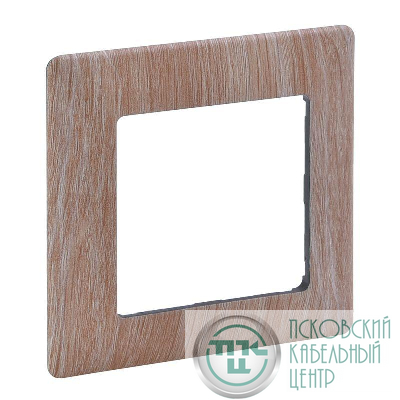 Рамка 1-м Valena Life универсальная свет. дерево Leg 754181