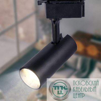 Светильник трековый TR5-10 10Вт COB 4000К 700лм 1ф BK черн. Эра Б0049051