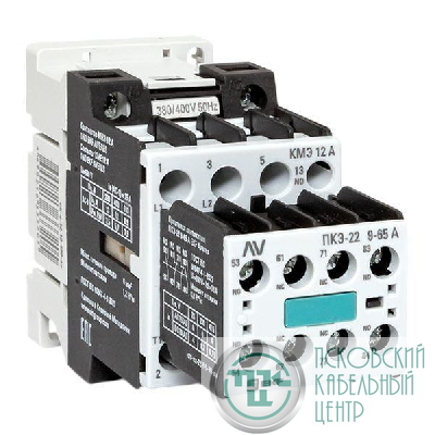 Комплект КМЭ 1НО 12А кат. 400В 2НО+2НЗ АС AVERES EKF ctr-s-12-10-400-av-22