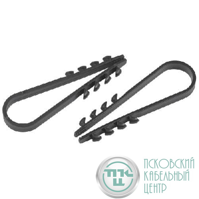 Дюбель-хомут 5-10мм для круглого кабеля NO-224-225 черн. (уп.100шт) Эра Б0066288