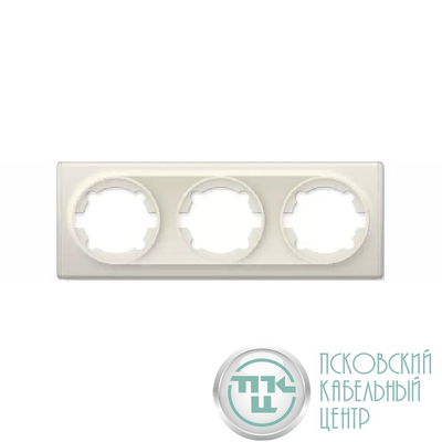 Рамка 3-м Florence беж. 1E52301301 OneKeyElectro 2172807
