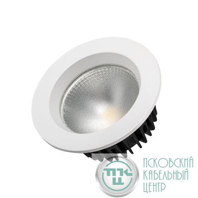 Светильник светодиодный LTD-105WH-FROST-9W Day White 110deg IP44 метал. Arlight 021492