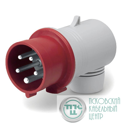 Вилка эл. каб. 32А 3P+E+N 400В IP44 DKC DIS2213237