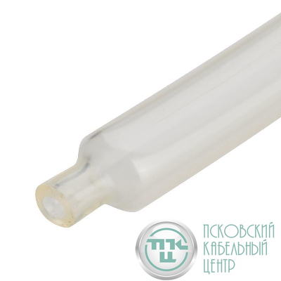 Трубка термоусадочная клеевая ТТК(3:1)-3/1 в метровой нарезке прозр. (уп.10м) КВТ 84857
