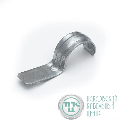 Скоба крепежная однолапковая СМО d25-26мм для монтажн. пистолета без отверст. метал. (уп.100шт) Промрукав PR08.2756