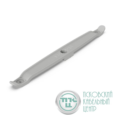 Держатель плоского кабеля двусторонний для прямого монтажа на 12 мест сер. (уп.20шт) Промрукав PR13.0444
