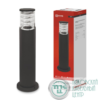 Светильник НБУ ART-PT-A60-BL E27 IP65 600мм уличный напольн. под лампу A60 алюм. черн. IN HOME 4690612048499