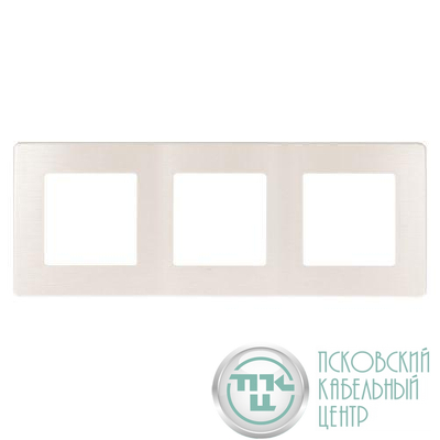Рамка 3-м 12-5103-15 сатин перламутр Эра Б0052528
