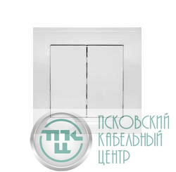 Выключатель 2-кл. СП Бриллиант 10А IP20 бел. UNIVersal 7947403