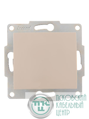Выключатель 1-кл. 1п СП Karina 10А IP20 механизм крем. LEZARD 707-0388-100