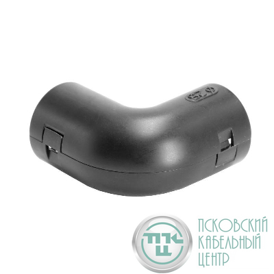 Колено открывающееся 90град. IP40 d20мм черн. DKC 50520B