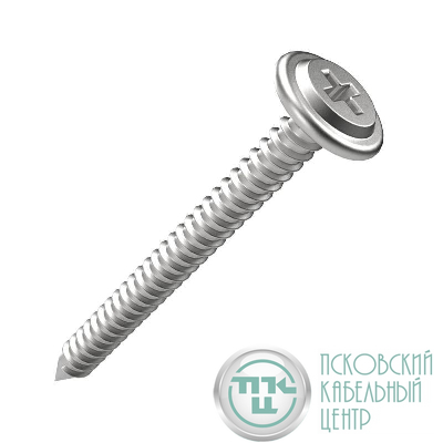 Саморез с прессшайбой усиленный 4.2х45 (уп.1000шт) Промрукав PR17.00355