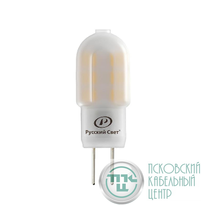 Лампа светодиодная RS C G4 2W 220-240V 2700К 2Вт 200лм Ra 90 capsule Русский Свет 15010845083