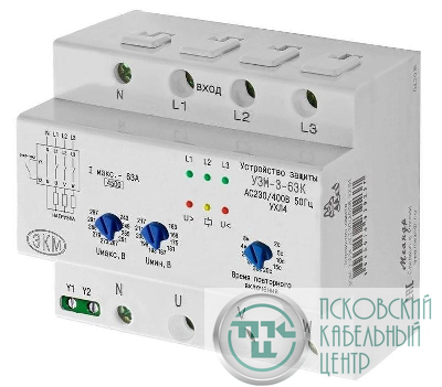Реле многофункциональное УЗМ-3-63К 230В AC/400В AC УХЛ4 Меандр A8302-16939237