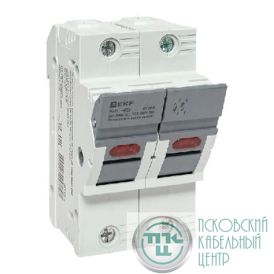 Предохранитель-разъединитель DF 14х51 2п (тип ПВЦ) EKF df142-e