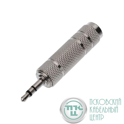 Переходник штекер 3.5мм гнездо 6.3мм стерео REXANT 14-0213