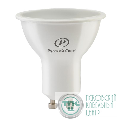 Лампа светодиодная RS LED GU10 7W 220-240V 7Вт рефлектор 3000К GU10 640лм 220-240В Ra90 Русский Свет 20011345148