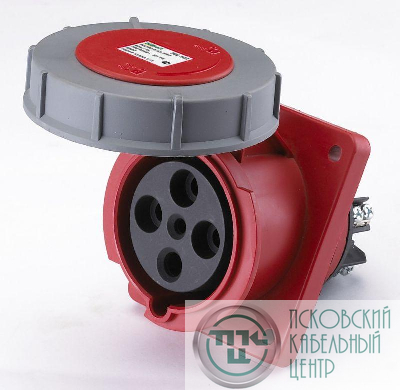Розетка щитовая СП 435 РЩ-102 63А 3P+PE+N 380В IP67 DEKraft 26058DEK