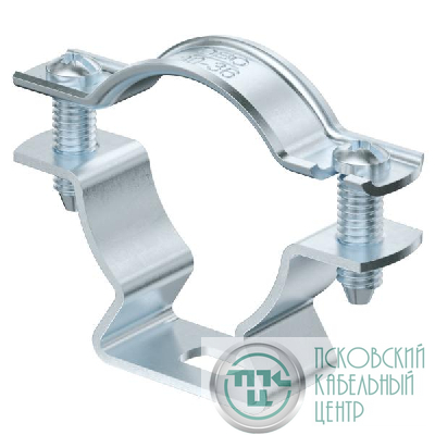 Скоба крепежная дистанционная 30-36мм (с продольным отверстием) с гальванич. покрытием OBO 1362776
