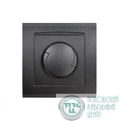 Светорегулятор СП Бриллиант 500Вт в сборе графит Universal 7947427-Gr