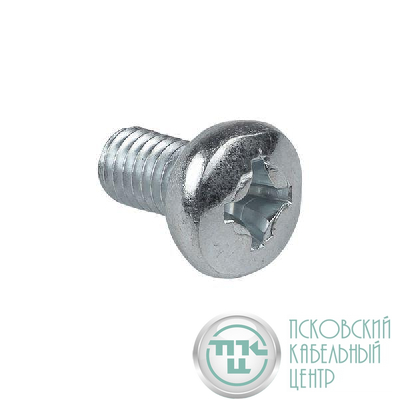 Винт с полукруглой головкой М6х16 DIN 7985 EKF wm6x16