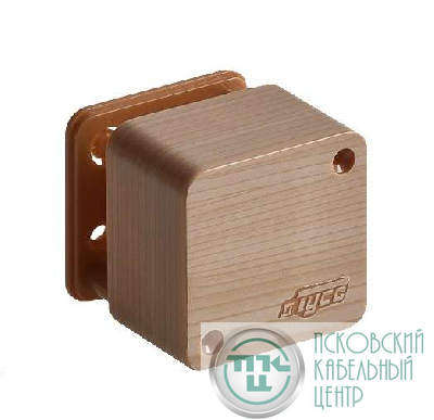 Коробка распределительная ОП 55х55х32мм IP40 сосна (светл. основа) Ruvinil 65002-27М