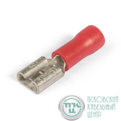Разъем кабельный плоский изолир. "мама" РПИ-М 1.5–(4.8) ПРОФИ (уп.100шт) КВТ 108587