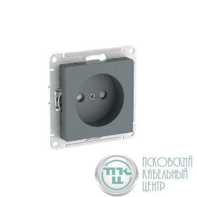 Розетка AtlasDesign 16А без заземл. защ. шторки быстрозажим. клем. механизм грифель SE ATN000749S