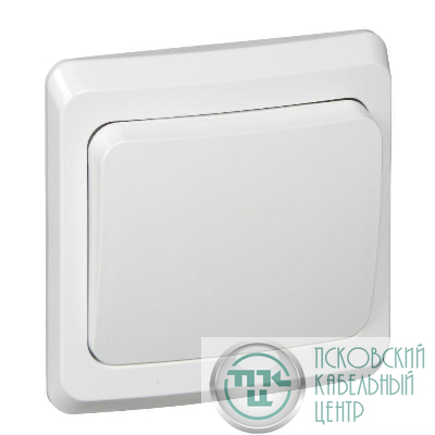 Переключатель проходной 1-кл. СП Этюд 10А IP20 бел. SE BC10-004B