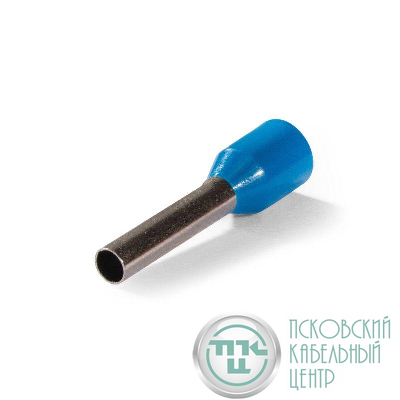 Наконечник штыревой втулочный изолированный НШВИ 2.5-12 ЕВРО син. КВТ 103203