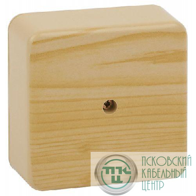 Коробка распаячная 50х50х20мм без клеммы IP40 сосна BS-P-50-50-20 Эра Б0058702