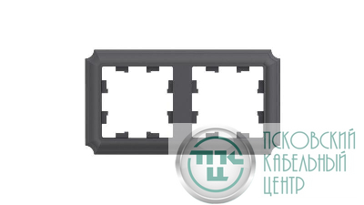 Рамка 2-м AtlasDesign Antique универс. базальт SE ATN101402