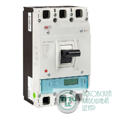 Выключатель автоматический 3п 400А 50кА AV POWER-3/3 ETU6.0 AVERES EKF mccb-33-400-6.0-av