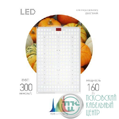 Панель светодиодная FITO-160W-LED-QB Quantum board 160Вт полноспектральная для растений IP65 Эра Б0057283