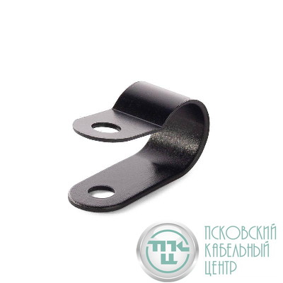 Скоба СНК 9 пластик. черн. (уп.100шт) Fortisflex 103930