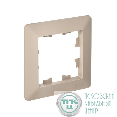 Рамка 1-м AtlasDesign Air песочн./дым. бел. SE ATN221201