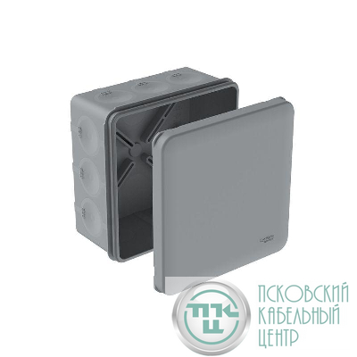 Коробка распределительная MultiBox IP66 100х100х50 DIY (со стикером) сер. SE IMT351981