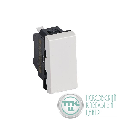 Механизм выключателя 1-кл. 1мод. СП Mosaic NEW 10А IP31 бел. Leg 077000