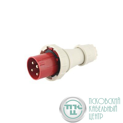Вилка переносная PPC 034 3Р+РЕ 63А 380В IP67 Pro JazzWay 5072411