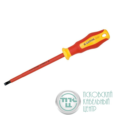 Отвертка 1000В SL 6.5х150мм (09203) SHTOK 376336