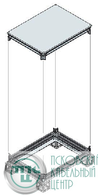 Рама шкафа верхняя/нижняя 600х500мм ABB EK6050KN