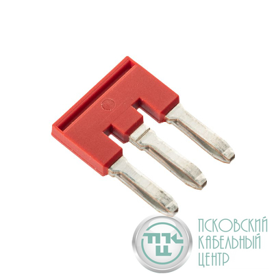 Перемычка вставная для клемм на 4кв.мм 3-х полюсная DKC SBF-3-6