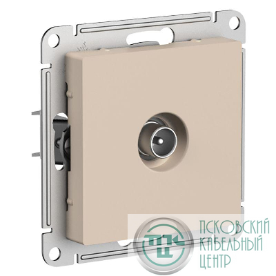 Розетка телевизионная TV AtlasDesign коннектор механизм песочн. SE ATN001293