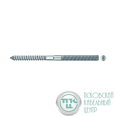 Шпилька сантехническая М8 L80 (уп.4шт) Zitar 112232