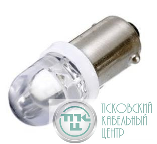 Лампа светодиодная Ва9S 24В C/DC зел. EMAS LED24Y