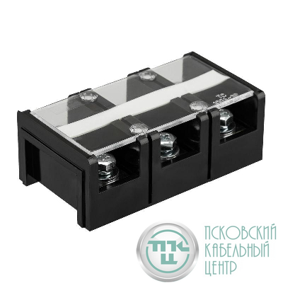 Блок зажимов клеммный БЗН ТС-1003 35кв.мм 100А 3 пары Rexant 11-2160