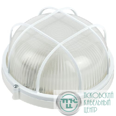 Светильник "Акватермо" НБП 03-100-002 max 100Вт E27 IP54 D240 круг алюм./стекло решетка бел. ЭРА Б0048422
