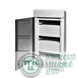 Щиток СП Тусо 36мод. с прозр. двер. 547х299х103мм сер. Ruvinil 68136СП