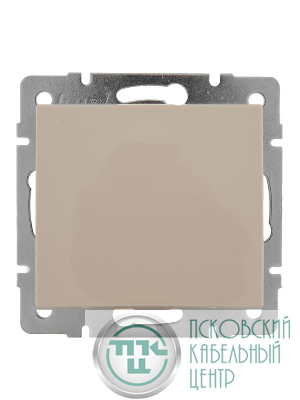 Выключатель 1-кл. СП Rain IP20 механизм крем. LEZARD 703-0388-100